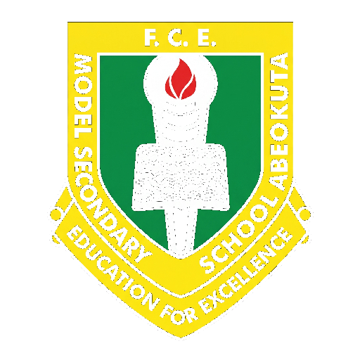 FCE Model Secondary School crest